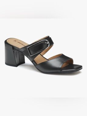 NEW Johnston & Murphy womens Everly Buckle Slide size 8.5